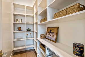 View of storage area