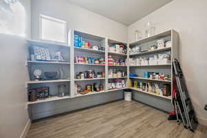 View of storage area