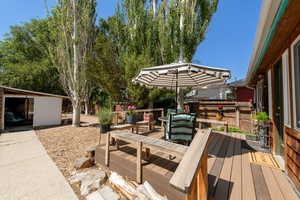 View of patio