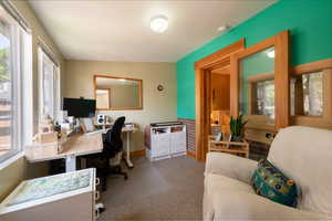 Office area off main floor bedroom, could also be used as walk-in closet or nursery