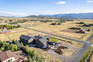 View of rural area with mountains