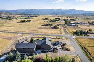 View of rural area with a mountainous background
