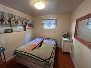 Bedroom featuring baseboards