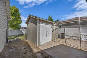 View of shed