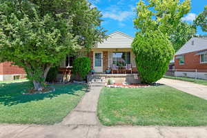 View of front of home with covered porch