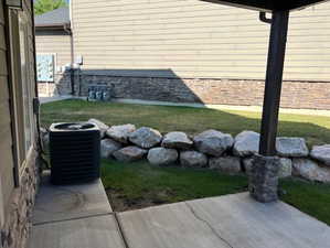 View of yard featuring a patio area