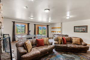 Walk-out from downstairs living area