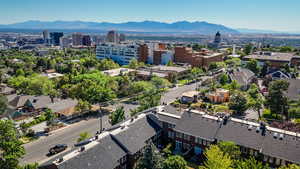 Aerial view of mountains