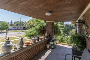 View of patio