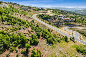 Aerial view of mountains