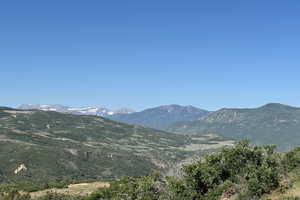 View of mountain backdrop