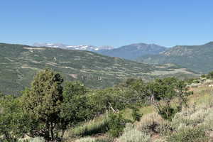 View of mountain background