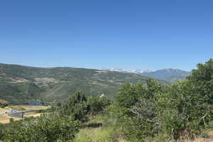 View of mountain background