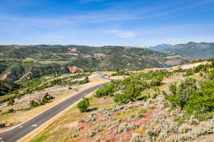 View of mountain background