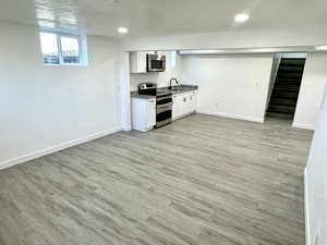 Downstairs Living Room/Kitchen