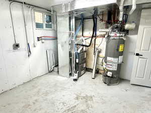 Downstairs Laundry/Storage Room with High Efficiency HVAC.