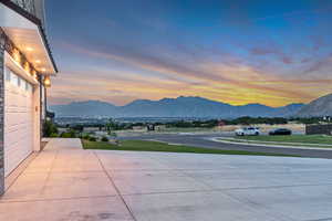 View of mountain background