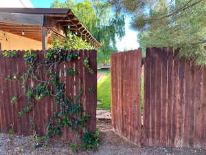 View of gate