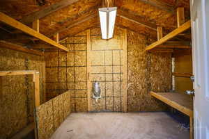 View of storage area