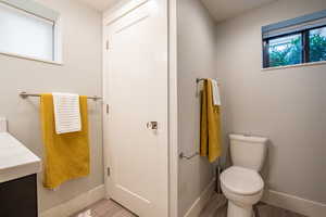 Basement full bathroom.