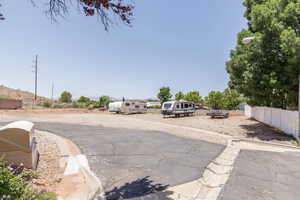 View of asphalt road
