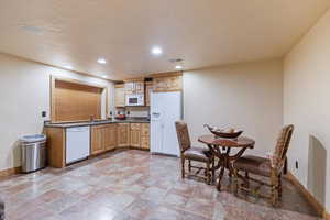 Kitchenette in the downstairs Family Room/ Theater room.