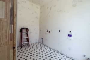 View of washroom