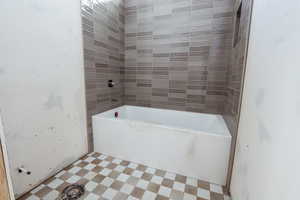 Bathroom featuring tile patterned floors
