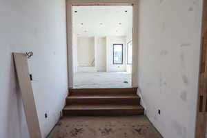 View of stairway