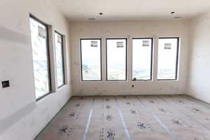 View of spare room