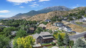 Drone / aerial view of mountains