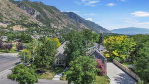 View of mountain background
