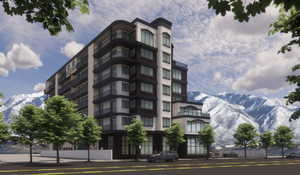 View of property featuring a mountain view