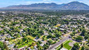 Drone / aerial view of mountains