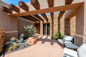 View of patio