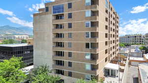 View of apartment building / complex with a mountain view