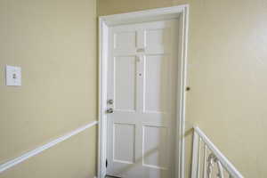Doorway to property