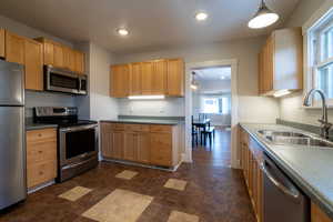 Upstairs kitchen