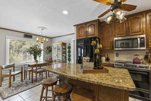 Breakfast Nook off the Custom Kitchen