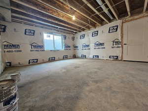 View of basement