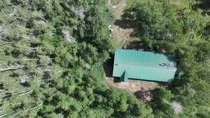 Aerial view of property and surrounding area