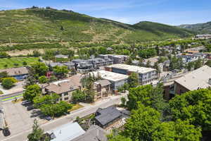 Bird's eye view of mountains