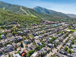 Aerial view of mountains