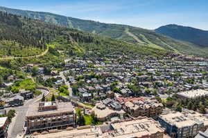 Drone / aerial view of mountains
