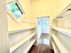 Sunny Walk-Thru Pantry