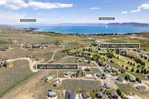 Aerial view of property's location