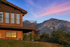 View of mountain backdrop