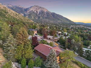 View of mountain background