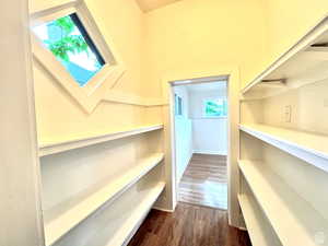 Sunny Walk-Thru Pantry