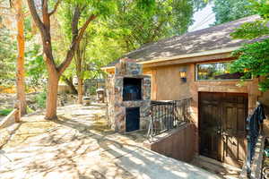 View of outdoor structure